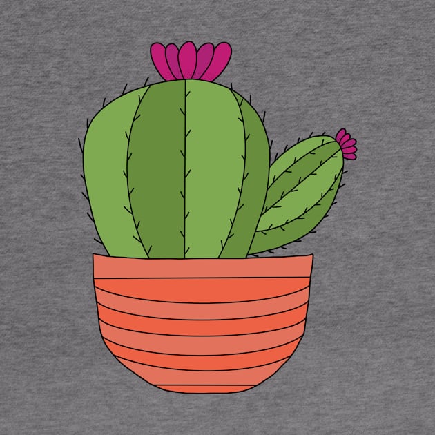 Cute Cactus Design #40: Big And Sideways Cactus by DreamCactus